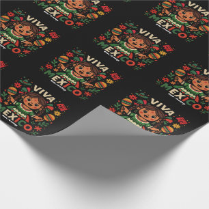 Papel De Presente Viva México: Mulher mexicana no Dia da Independênc
