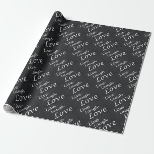 Papel De Presente Vive o amor do riso