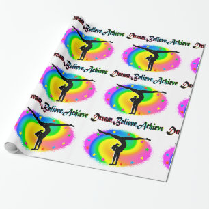 PAPEL DE PRESENTE VIVENDO MEU SONHO GINÁSTICO