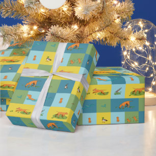 Papel De Presente Vizslas Congelante