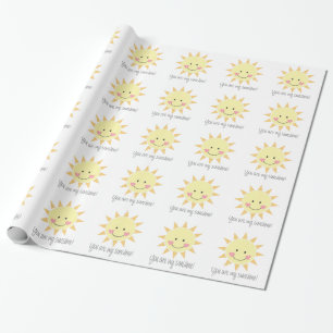 Papel De Presente Você é minha luz do sol!