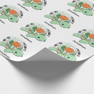 Papel De Presente Você É Turtley Incrível Flor Com Êxito