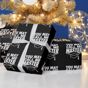 Papel De Presente Você Pode Me Chamar De Formando De Mestrado 2024