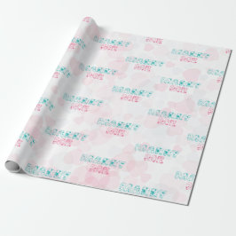 Papel De Presente Você Vai se Casar Comigo? Meu Coração Doce