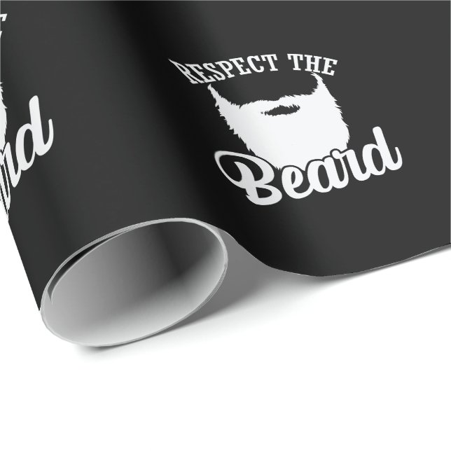 Papel De Presente Vollbart "Respect the Beard" (Ponta do rolo)