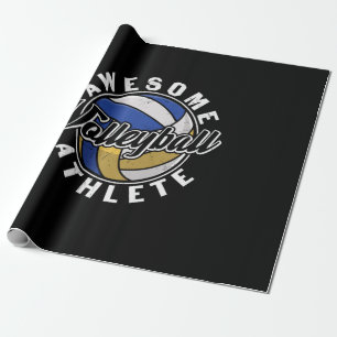 Papel De Presente Volleyball Player Awesome Volleyball