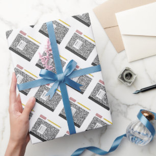 Papel De Presente Voltar à Festa de Composição de Suprimentos Escola