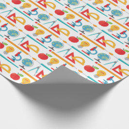 Papel De Presente Voltar ao padrão escolar - Ensino de professores