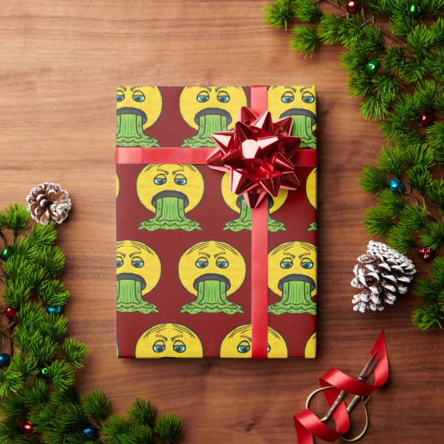 Papel De Presente Vômito (Presente de Natal)