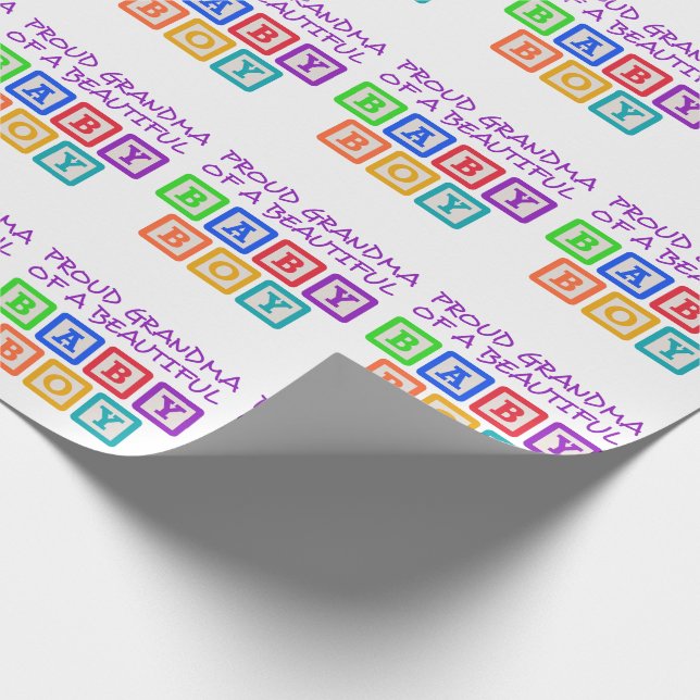 Papel De Presente Vovó Orgulhosa (Ponta)