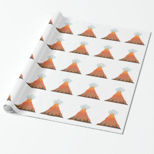 Papel De Presente Vulcão