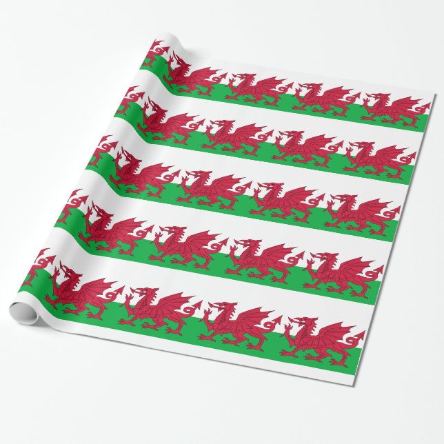 Papel De Presente wales (Desenrolado)
