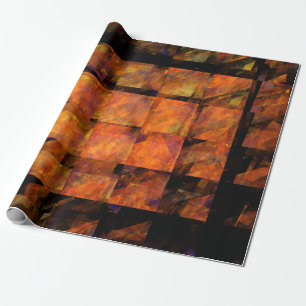 Papel De Presente Wall Abstrato Art