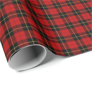 Papel De Presente Wallace Clan Tartan