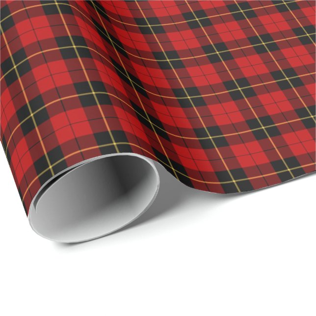 Papel De Presente Wallace Clan Tartan (Ponta do rolo)