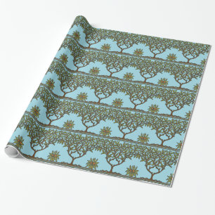 Papel De Presente Wallpaper Floral William Morris Tree Frieze