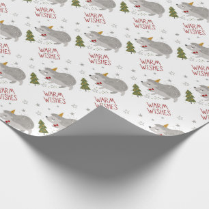 Papel De Presente Warm Wish Wraping Paper