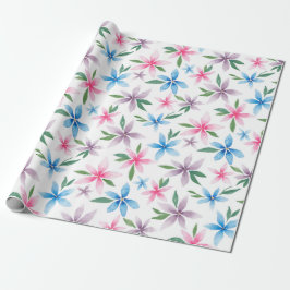 Papel De Presente Watercolor floral