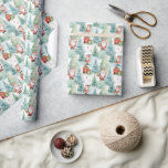 Papel De Presente Watercolor Papai Noel com presentes de Natal<br><div class="desc">Watercolor Papai Noel com presentes de Natal é uma escolha encantadora para dar presentes de Natal. O toque macio e artístico das aquarelas adiciona um olhar encantador e festivo a qualquer presente. A representação caprichosa de Papai Noel e seu saco de presentes traz um senso de magia e alegria ao...</div>