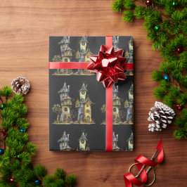 Papel De Presente Watercolor Quirky Whimsroom Forest