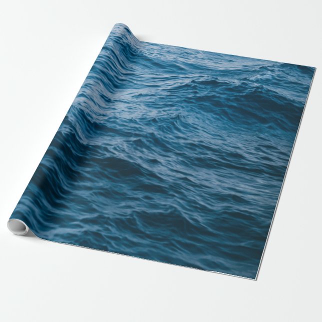 Papel De Presente Waves Marinhas Maravilhosas | Melhor presente para (Desenrolado)