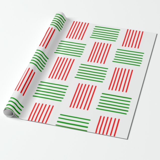 Papel De Presente Weave de Natal (Desenrolado)
