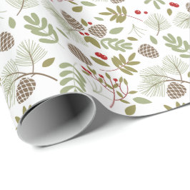Papel De Presente Weihnachten, elegant, Winter. Geschenkpapier