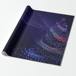 Papel De Presente Weihnachtsgeschenkpapier in Blau