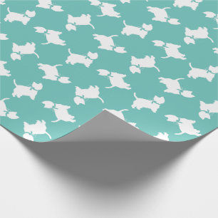 Papel De Presente West Highland Terrier Dog Puppy Westie