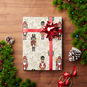 Papel De Presente Whimsical Nutcracker