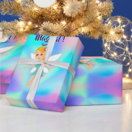 Papel De Presente Whimsical Princess Fairy Birthday