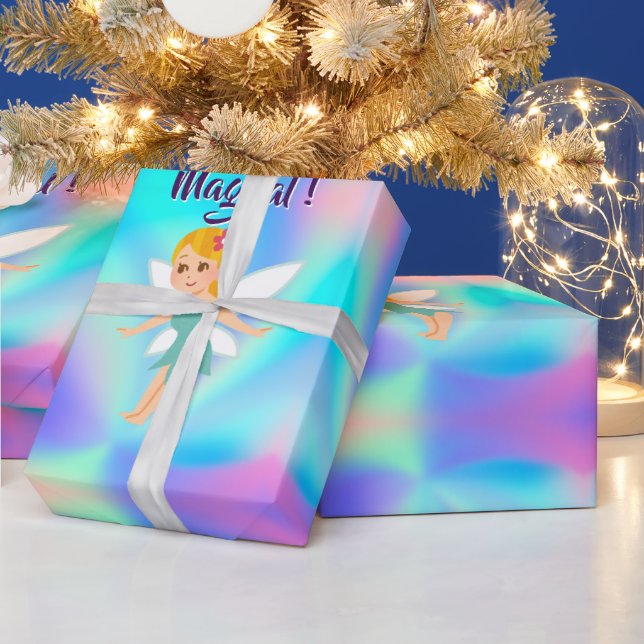 Papel De Presente Whimsical Princess Fairy Birthday (Feriados)