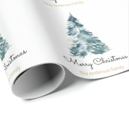 Papel De Presente Whimsical tree elegante