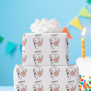 Papel De Presente Whisker Wonderland primeiro aniversario