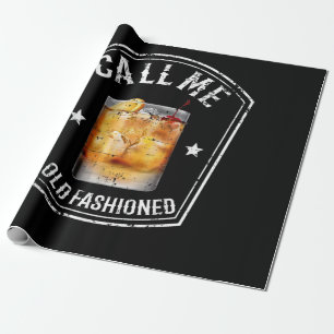 Papel De Presente Whiskey me chama de velha moda