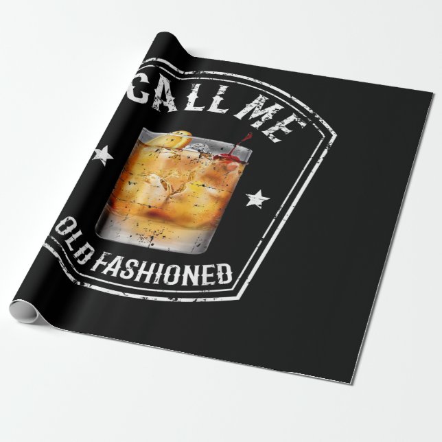 Papel De Presente Whiskey me chama de velho moído (Desenrolado)