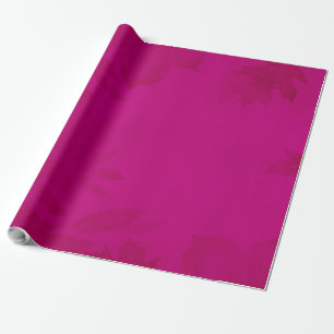 Papel De Presente Whispers De Outono: Adornada Com Folha