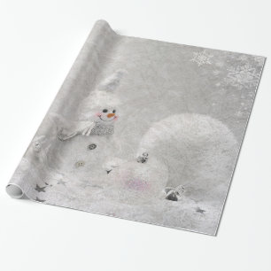 Papel De Presente White Christmas