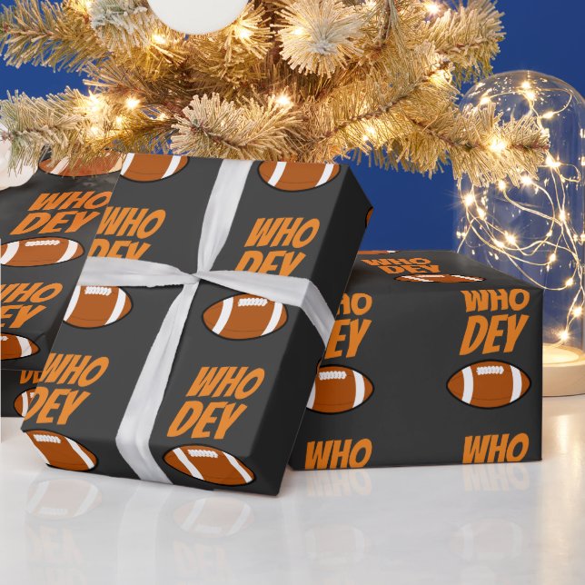 PAPEL DE PRESENTE WHO DEY FOOTBALL CHRISTMAS (Feriados)