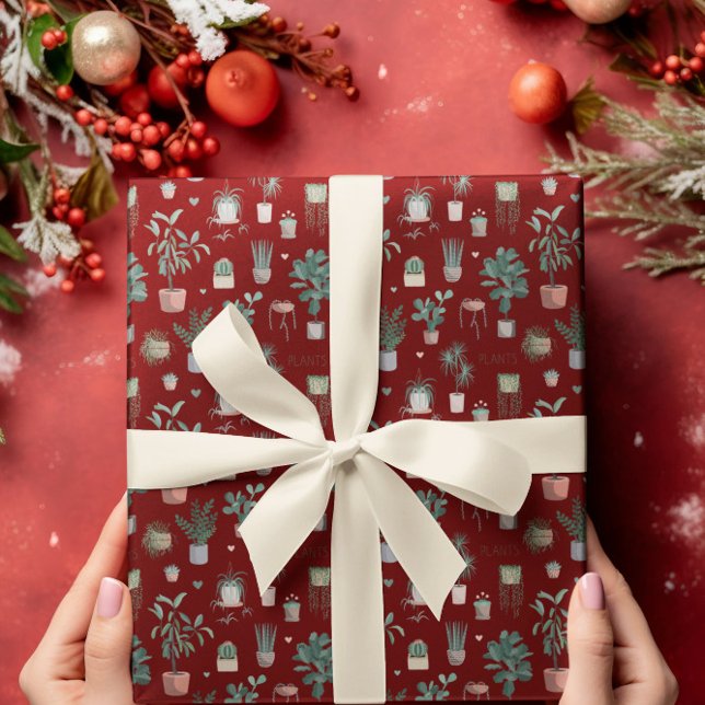 Papel De Presente Wild Cactus Pattern (Criador carregado)