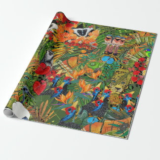 Papel De Presente Wild Creation