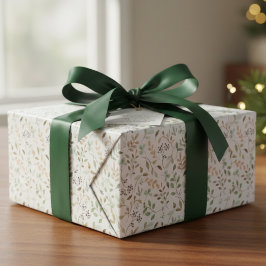 Papel De Presente Wildflower Boho 