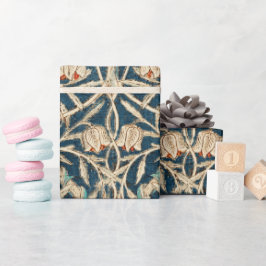 Papel De Presente William Morris Antique Honeysuckle Floral