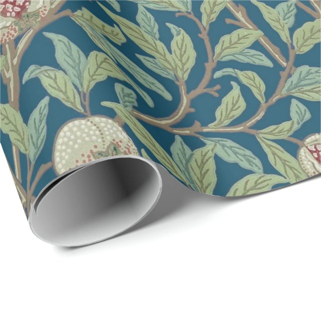 Papel De Presente William Morris "Bird and Pomegranate" (Ponta do rolo)