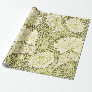 Papel De Presente William Morris Chrysanthemum Floral Pattern