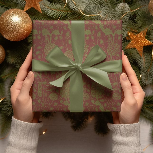 Papel De Presente William Morris Elegant Holiday (William Morris, timeless designs.)