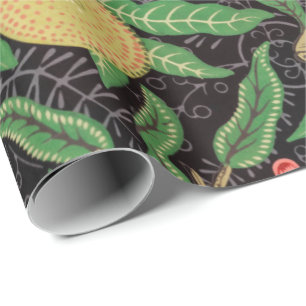 Papel De Presente William Morris Fruta Pomegranate Padrão Floral