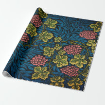 William Morris GRAPE VINE BLUE Wrappaper