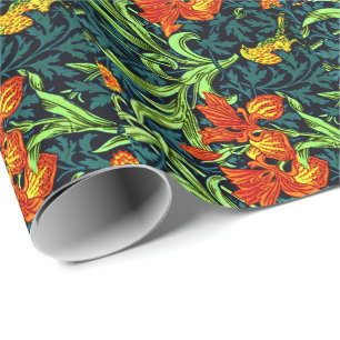 Papel De Presente William Morris - Iris