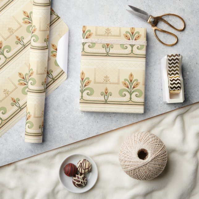 Papel De Presente William Morris Row de Lírios (Artesanato)